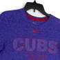 Mens Blue Chicago Cubs Short Sleeve Crew Neck Pullover T-Shirt Size M image number 3