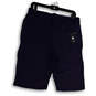 NWT Mens Blue Flat Front Elastic Waist Pull-On Bermuda Shorts Size Large image number 2