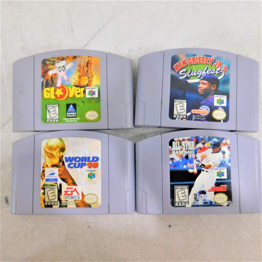 Nintendo 64 w/ 4 games image number 4