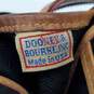 Dooney & Bourke Brown & Black Leather Cabriolet Carpet Bag image number 9