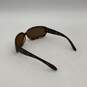 Womens RB4102 Brown Tortoise Frame Brown Lens Polarized Rectangle Sunglasses image number 3
