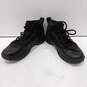 Jordan Black Boot Cut Athletic Lace-up Sneakers Size 3Y image number 2