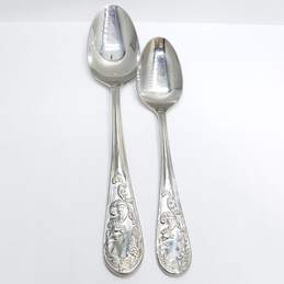 Christian Dior Stainless Steel 8"/6.5" Spoon BD 10pcs W/C.O.A 580.0g alternative image