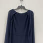 NWT Womens Blue Boat Neck Sleeveless Back Zip Classic Maxi Dress Size 14 image number 3