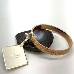 NWT Designer Kate Spade Gold-Tone Perfect Pair Idiom Bangle Bracelet