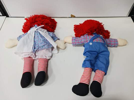Bundle of 4 Raggedy Ann Doll In Various Sizes image number 5
