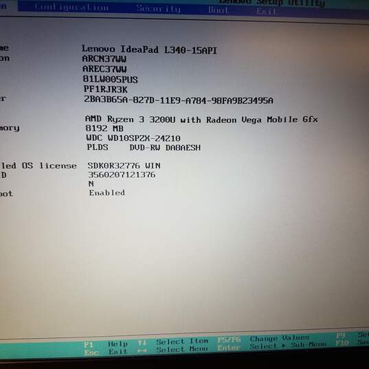 Lenovo IdeaPad L340-15API AMD Ryzen 3 Memory 8GB Storage 1TB Screen 15inch image number 5