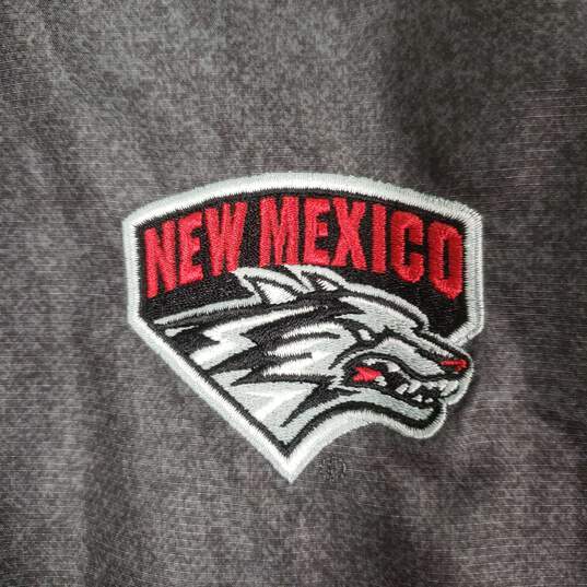 Mens New Mexico Lobos Basketball Long Sleeve Windbreaker Jacket Size Large image number 3