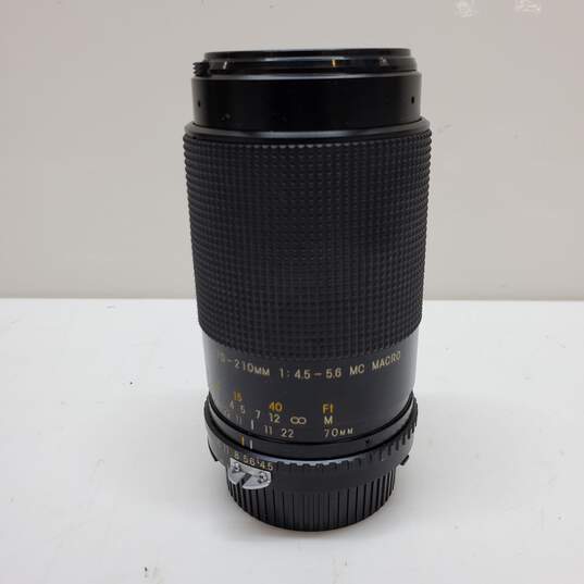 JENAZOOM Carl Zeiss Jena F=70-210mm 1:4.5-5.6 Macro MC Lens & Leather Case image number 2