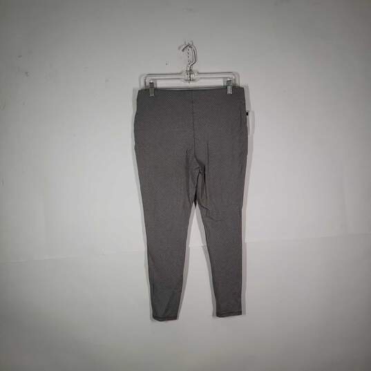 Womens Geometric Regular Fit Skinny Leg Flat Front Ankle Pants Size 1 image number 2