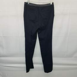 Tory Burch Dark Navy Blue Wool Blend Pants Size 4 alternative image