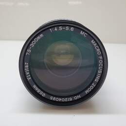 Vivitar Macro Focusing Zoom Lens - 75-300mm 1:4.5-5.6 58mm Untested, For Parts/Repair