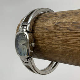 Designer Fossil F2 ES-9748 Silver-Tone Iridescent Dial Analog Wristwatch