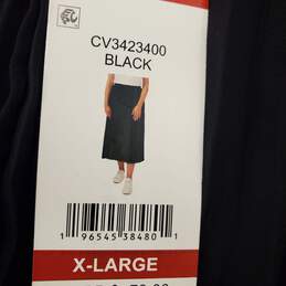 Vince Camuto Women Black Pleated Skirt XL NWT alternative image