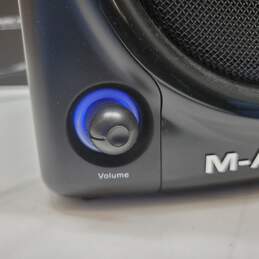 M-Audio AV 40 Monitor Speakers for Professional Quality Media Creation IOB Powers ON alternative image