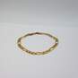 14k Gold Chunky 6.5mm 9.5 Inch Figaro Chain Bracelet/Anklet 13.3g image number 7