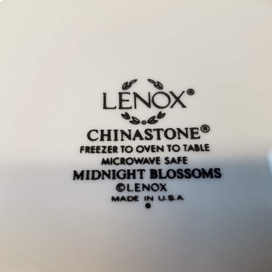 Lenox Chinastone Midnight Blossoms Cereal Bowls Set of 7 image number 7