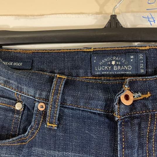 Men's Dark Wash Lucky Brand 367 Vintage Bootcut Jeans, Sz. 32x30 image number 3