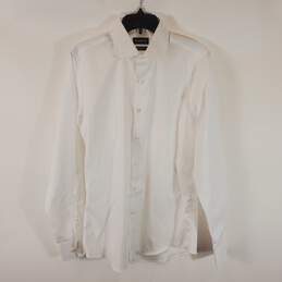 Stantt Men White Dress Shirt M