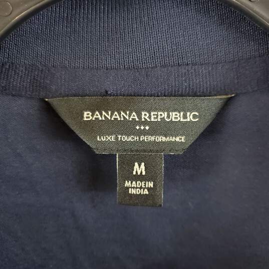 Banana Republic Men Blue Polo T Shirt M NWT image number 3