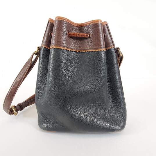 Dooney & Bourke Bucket Teton Drawstring Leather Bag image number 5