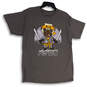 Mens Gray Graphic Print Short Sleeve Crew Neck Pullover T-Shirt Size L image number 1