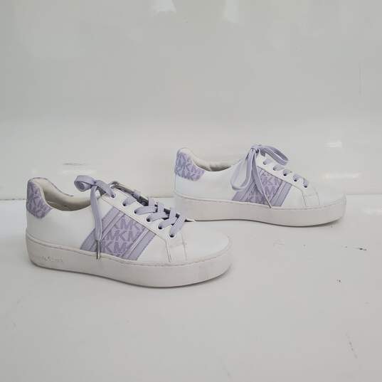 Michael Kors Poppy Stripe Lace-Up Sneakers Size 6 image number 1