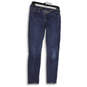 Womens Blue Denim Medium Wash Stretch Toothpick Skinny Leg Jeans Size 26 image number 1