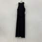 NWT Karen Millen Womens Black Round Neck Sleeveless Pullover Maxi Dress Size 14 image number 2
