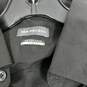 Van Heusen Never Tuck Slim Fit Men's Black Long Sleeve Shirt Size Small NWT image number 3