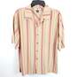 Tommy Bahama Men Multicolor Striped Button Up Shirt M image number 1
