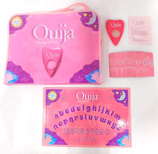 2008 Hasbro Pink Ouija Mystifying Oracle Board Game Parker Brothers Complete image number 1