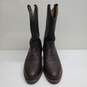 Chippewa Men’s Sz 10D Western Cowboy Pull On Boots Brown Leather image number 3