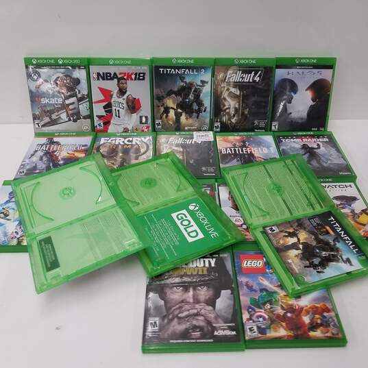 Lot of Empty Used Microsoft Xbox Video cases image number 2