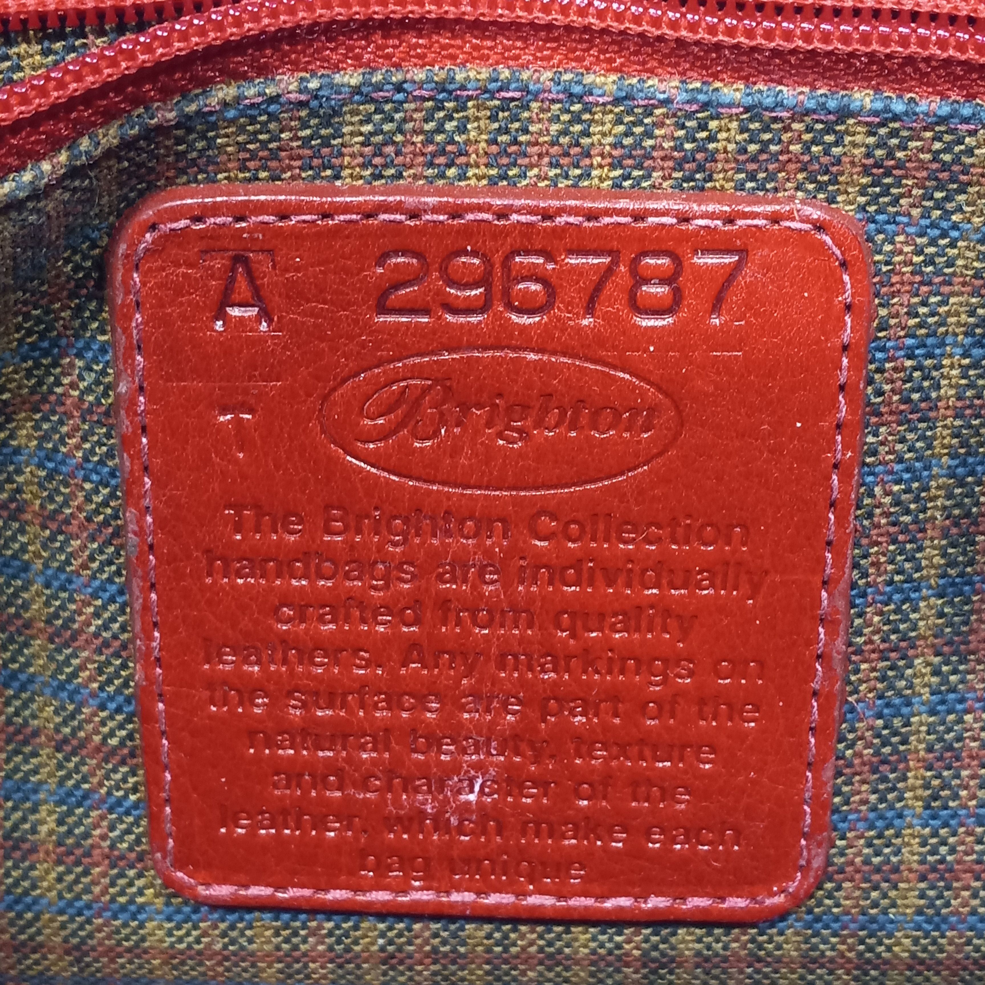 Vintage BRIGHTON Red Leather Concho Crossbody Saddle Bag - Etsy India