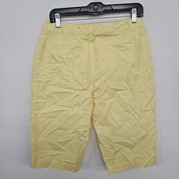 Yellow Tummy Control Bermuda Shorts alternative image