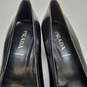 AUTHENTICATED WMNS PRADA BUCKLED LOW HEEL LOAFERS SZ 38.5 image number 6