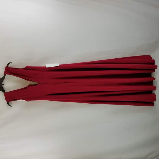 Azazie Womens Red Dress Size 8 image number 2
