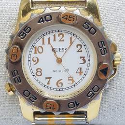 Guess 1989 36mm Stainless Steel WR Indiglo Vintage Lady's Watch 72.0g