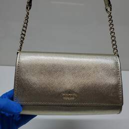 Kate Spade New York Cameron Street Shreya Wallet on a Chain Bag Crossbody Gold