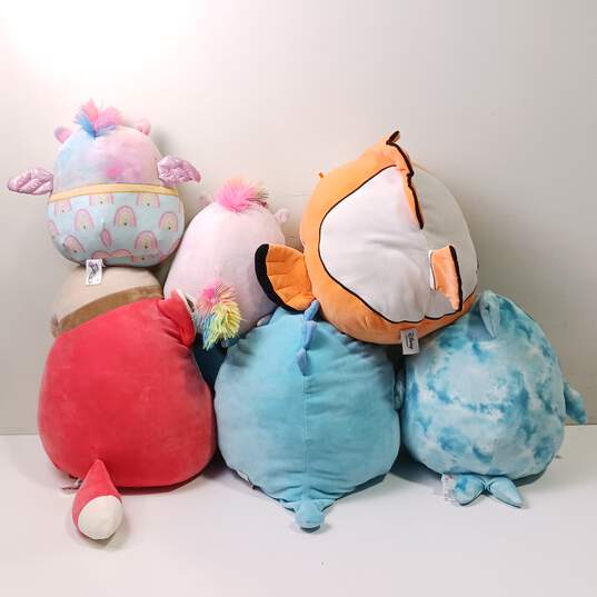 5PC Kelly Toy Squishmallows Assorted Sized Stuffed Plush Bundle image number 5