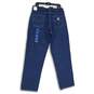 NWT Mens Blue Denim Dark Wash Relaxed Fit Straight Leg Jeans Size 36X32 image number 2
