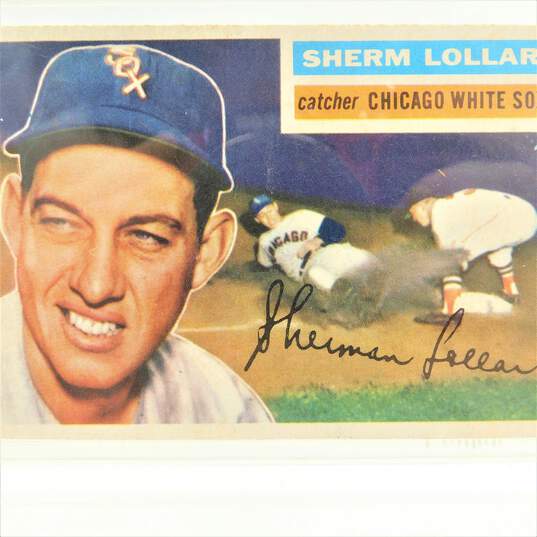 1956 Sherm Lollar Topps #243 Chicago White Sox image number 2