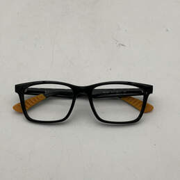 Mens Black RB7025 Optics Full Rim Frame Clear Lens Square Eyeglasses