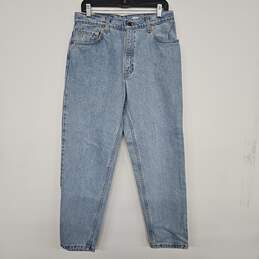 Relaxed Fit Blue Jeans
