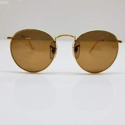 VTG RAY-BAN BAUSCH & LOMB GOLD FRAME ROUND SUNGLASSES