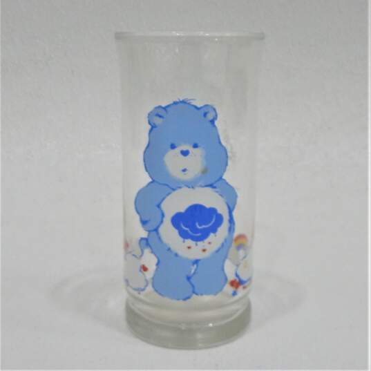 VTG 1970s-80s Collectible Drinking Glasses Smurfs Care Bears Shazam Six Million Dollar Man image number 2