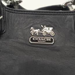 Coach Mia Black Leather Zip Top Shoulder Bag alternative image