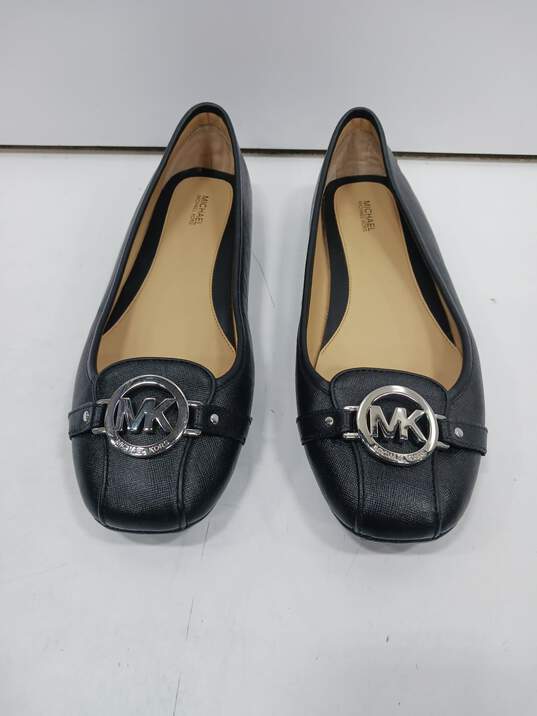 Michael Kors Ladies Black Flats Size 12 image number 1