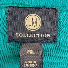 JM Collection Women Green Cardigan PXL NWT alternative image